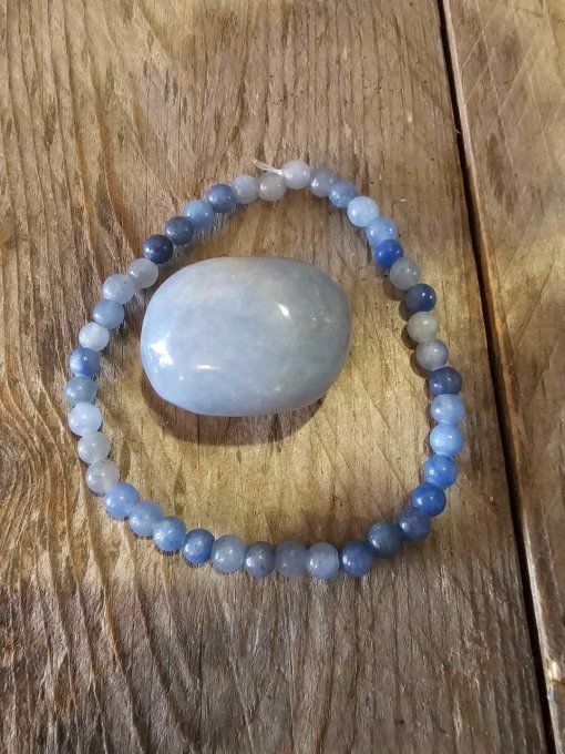Bracelet en Angélite Naturelle