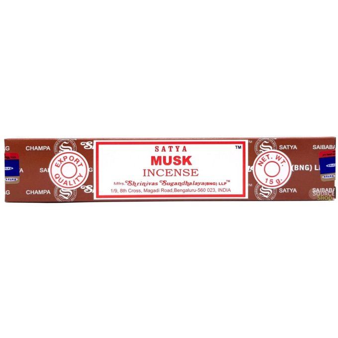 Encens Musk Incense 15 gr. Satya